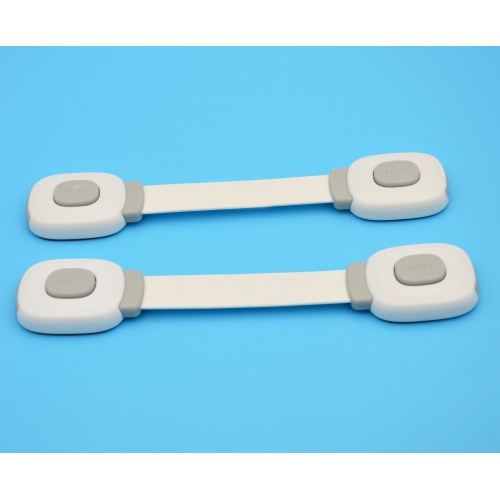 2pcs Button Toddler Baby Kid Child Safety Lock For Draw Cupboard Cabinet Fridge Door