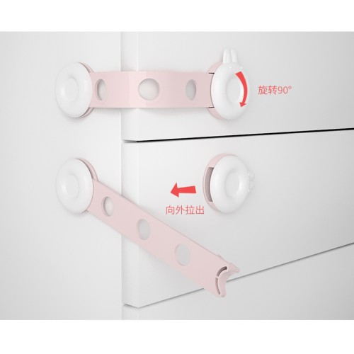 2PCS ABS Material Baby Child Safety Cabinet Lock