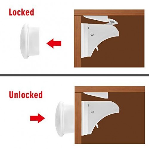 10+2 Child Safety Drawer Lock Hidden Magnetic Lock Magnetic Cabinet Locks Child Safety