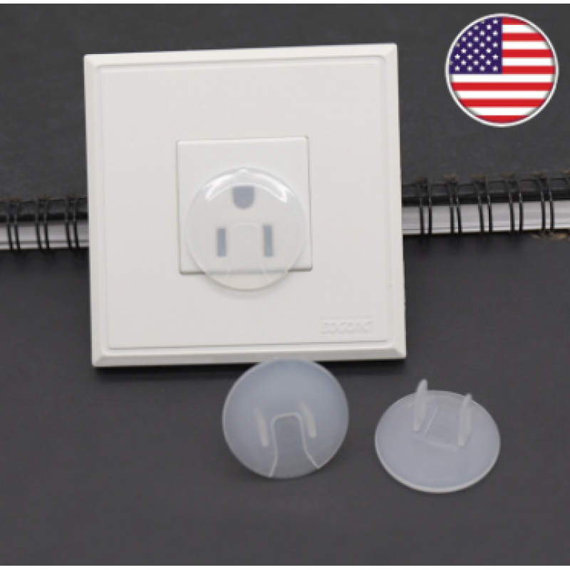 20PCS Waterproof Plastic US Plug Socket Covers Baby Electrical Socket Safety 