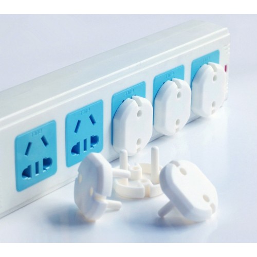 20 PCS European Standard Socket Cover Child Safety Plug Protective Cover for Baby Safety