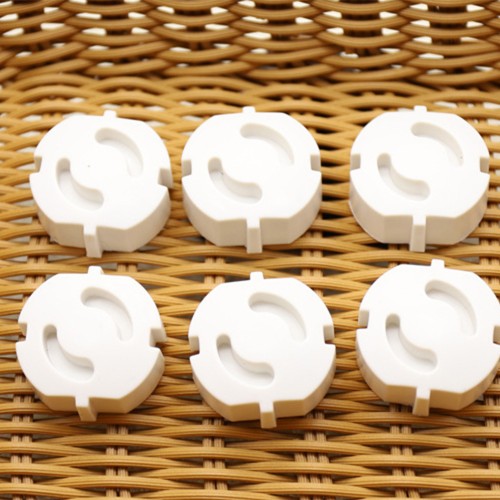 10PCS European Child Proof Plug Socket Covers Baby Safety Outlet Plugs Outlet Cover for Kid Safety