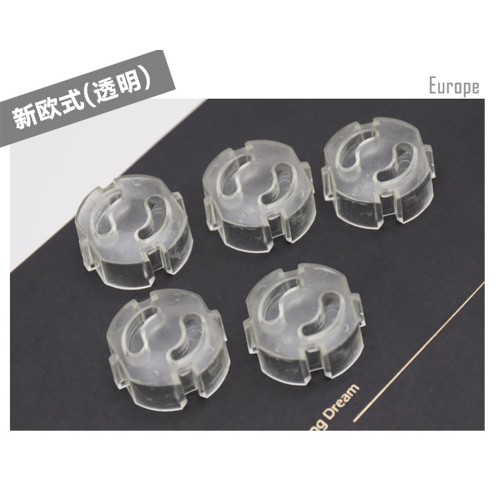 10PCS European Child Proof Plug Socket Covers Baby Safety Outlet Plugs Outlet Cover for Kid Safety