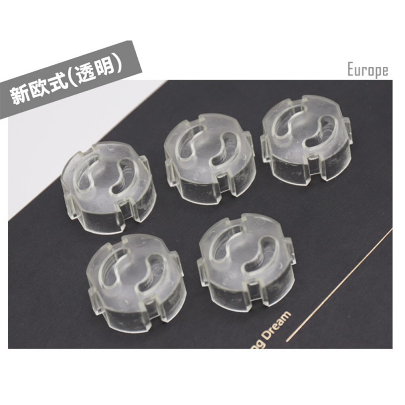 10PCS European Child Proof Plug Socket Covers Baby Safety Outlet Plugs Outlet Cover for Kid Safety 