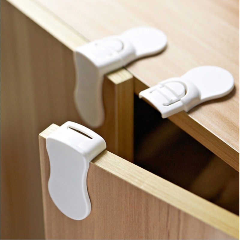 Child Safety Cupboard Lock Thickness Right Angle Baby Safety Lock 