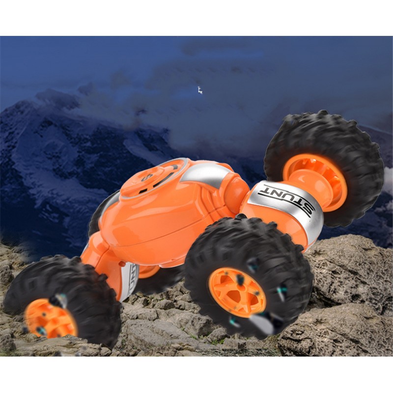 Remote Control Car Toys for 6-12 Year Old Boys RC Stunt Car 2.4GHZ 360Rotation Double Roll Truck Beach Pool Lake Water Toys Gi 