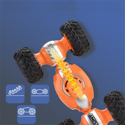 Remote Control Car Toys for 6-12 Year Old Boys RC Stunt Car 2.4GHZ 360Rotation Double Roll Truck Beach Pool Lake Water Toys Gi