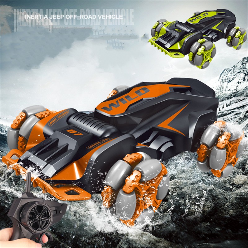 2.4ghz Double-Sided Twist Watch Control Rc Stunt Car 1/16 Remote Control Smart Hand Gesture Rc Car Radio Control Toys 