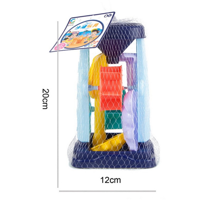 5pcs Hot Summer Beach & Sand Toys Bucket and Spade Set for Kids Outdoor Sand Beach Bucket Toys 