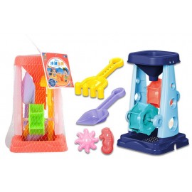 5pcs Hot Summer Beach & Sand Toys Bucket and Spade Set for Kids Outdoor Sand Beach Bucket Toys 