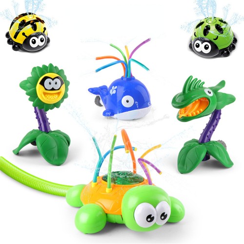 Children's outdoor water spraying turtle splashing toy garden beach splashing whale children's toy