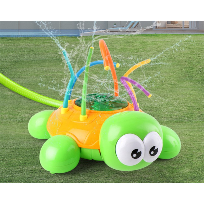 Children's outdoor water spraying turtle splashing toy garden beach splashing whale children's toy 