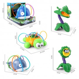 Children's outdoor water spraying turtle splashing toy garden beach splashing whale children's toy 