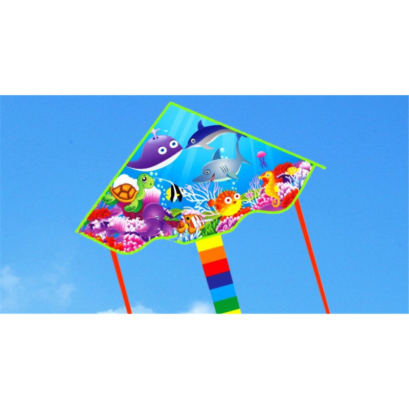 5PCS156 Kids Gift Flat 1.2m Eagle Kite Children Flying Bird Kites Windsock Outdoor Garden Cloth Kites Toys 