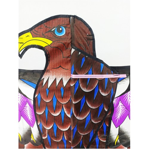 Triangle qudiao big eagle kite wholesale good flying many bright cloth