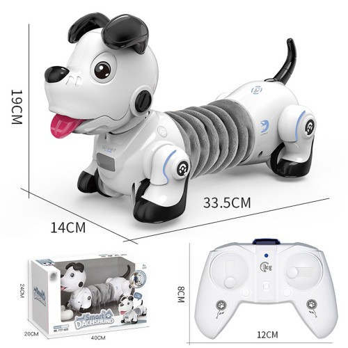 Children infrared remote control gesture sensing dachshund intelligent following electronic pet dog simulation robot dog