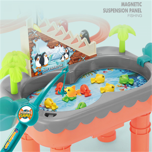 Children Hippo balance fishing electric toys music light control fun learning early education machine boys and girls gifts