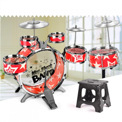 Children's simulated drum stand, tuba, jazz drum music, percussion instrument toys