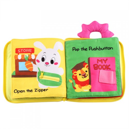 Customized 3D Soft Baby Cloth Busy Book Early Learning Educational My Quiet Book