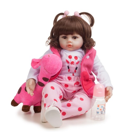 8CM bebe doll reborn baby doll Handmade Silicone adorable reborn toddler Bonecas girl kid silicone doll