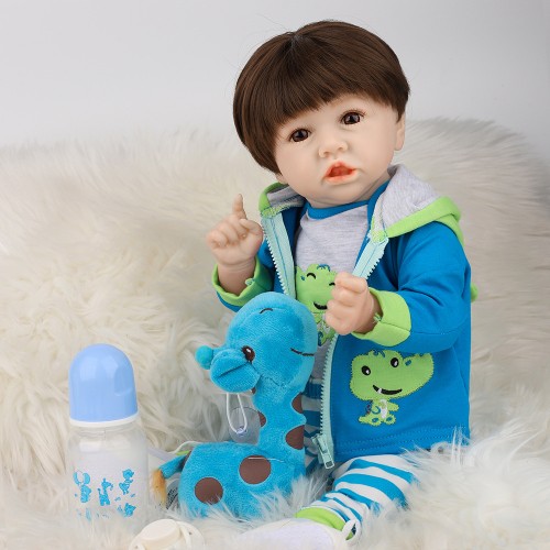 Handmade full body silicon realistic reborn vinyl silicone baby dolls for kids black african doll