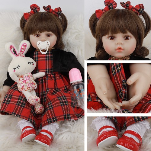 New hot products handmade manufacturers full body silicone 22" reborn baby dolls