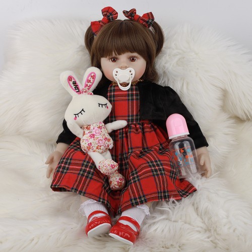 New hot products handmade manufacturers full body silicone 22" reborn baby dolls