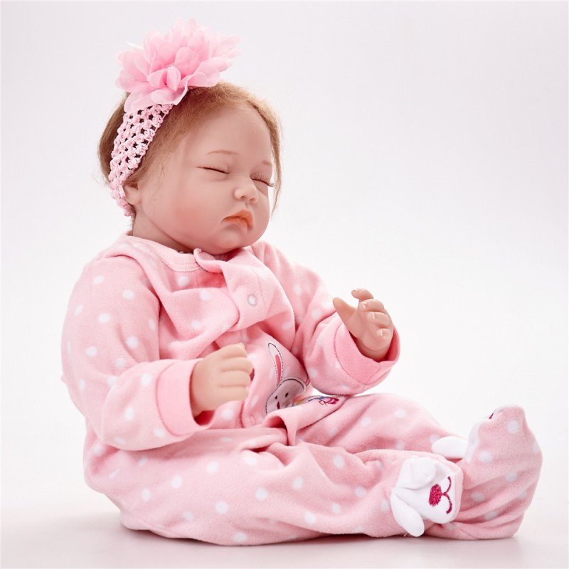 Clothes replaceable 3D eyes 8 inch newborn reborn dolls baby mini doll toy for kids girls boys sale