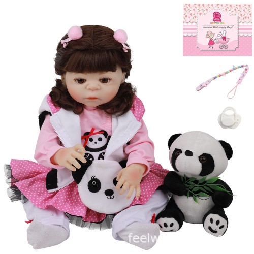 24 Inch 60 cm Reborn Dolls Silicone Soft Realistic Princess Girl Baby Doll Kids Birthday Xmas Gifts