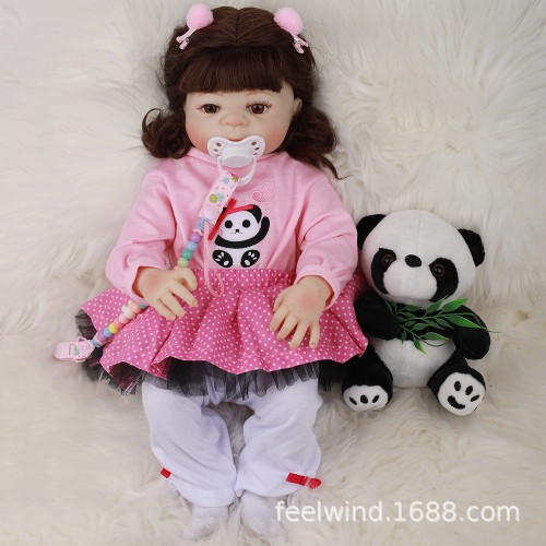 24 Inch 60 cm Reborn Dolls Silicone Soft Realistic Princess Girl Baby Doll Kids Birthday Xmas Gifts