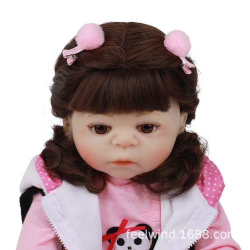 24 Inch 60 cm Reborn Dolls Silicone Soft Realistic Princess Girl Baby Doll Kids Birthday Xmas Gifts