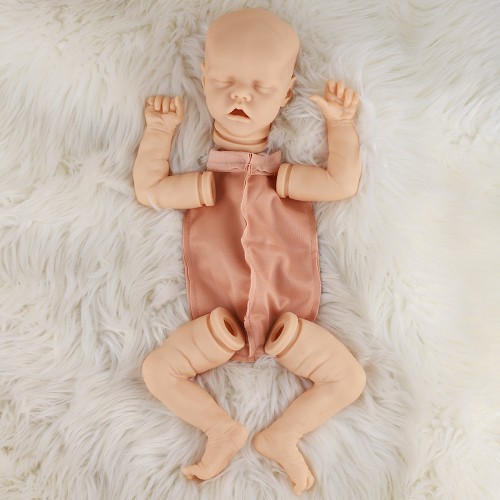 Newborn Lifelike Girl Realistic 18 Inches Twins Silicone Reborn Baby Doll