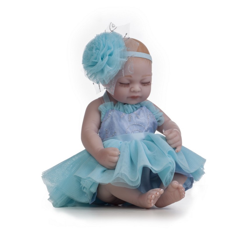 Reborn Baby Doll High Simulation Silicone Vinyl Full Body 18 inch 45 cm Lifelike Vivid Waterproof Boy Girl Toy for Ages 3+ RD45Z 