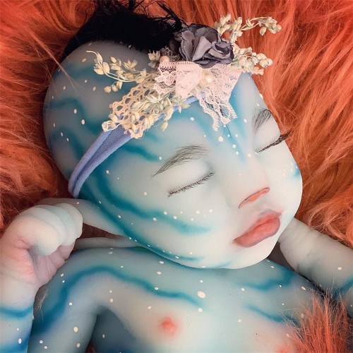 Reborn Baby Doll Girl, Realistic Weighted Body African American Baby Doll Girl