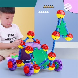 Children's puzzle tabletop toy space ball puzzle building block baby intelligence toy 