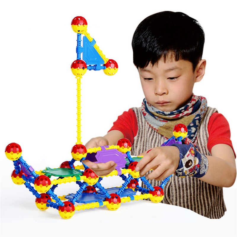 Children's puzzle tabletop toy space ball puzzle building block baby intelligence toy 