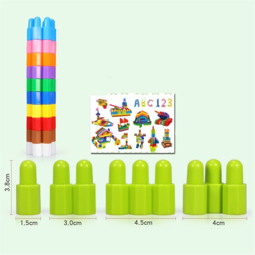 3D Plastic Intelligence Devil Magic Tower Kids Toys Science Toy Building Blocks Children Educational Toys