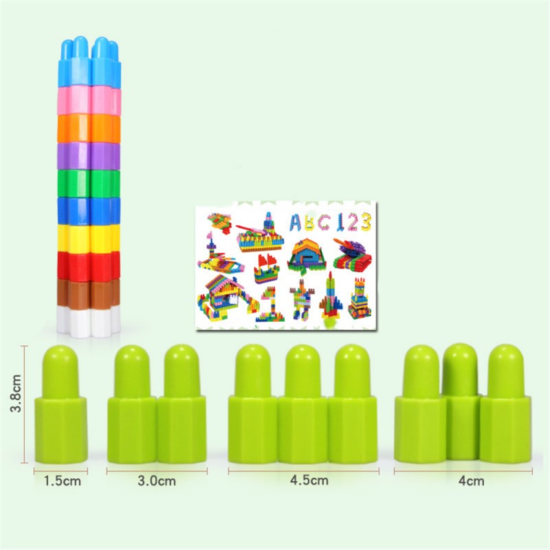 3D Plastic Intelligence Devil Magic Tower Kids Toys Science Toy Building Blocks Children Educational Toys 