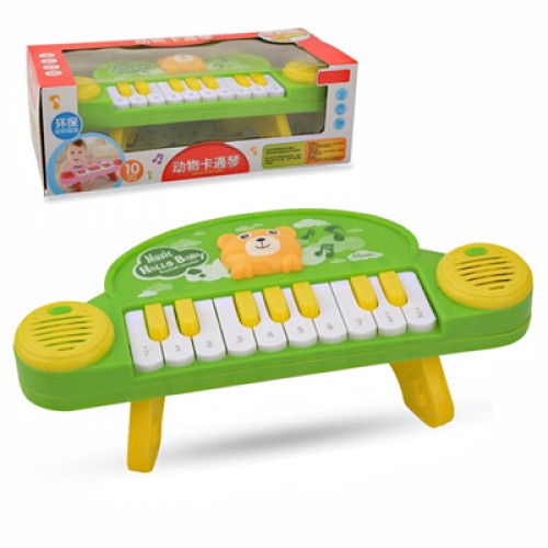 Children's fun mini cartoon animal electronic piano sound light infant educational early childhood musical instrument ten key Pi