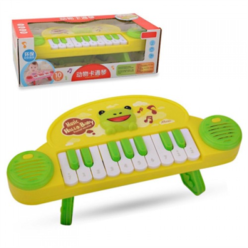 Children's fun mini cartoon animal electronic piano sound light infant educational early childhood musical instrument ten key Pi