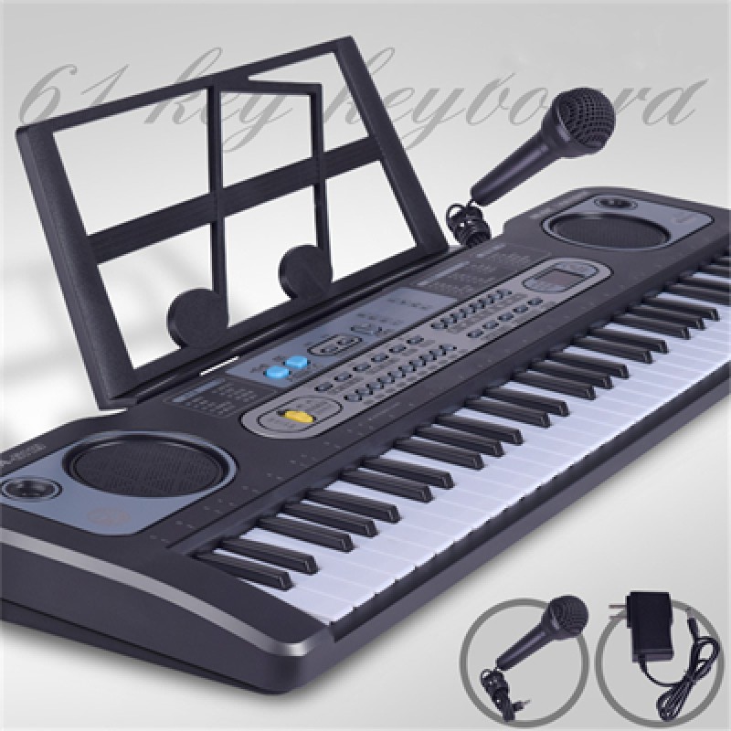 Children's electronic piano with microphone piano multifunctional 61 key electric piano musical instrument toy