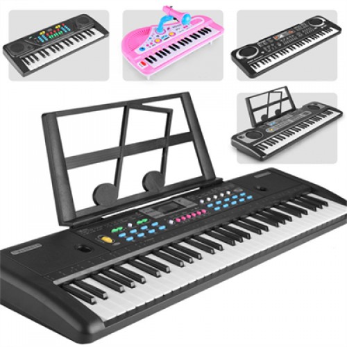 Children's electronic piano with microphone piano multifunctional 61 key electric piano musical instrument toy