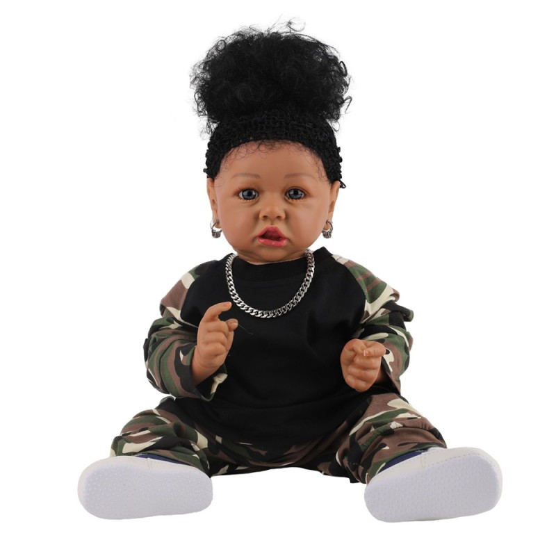 Newborn Reborn Baby Dolls Silicone Cute Soft Babies Doll For Girls Princess Kid Fashion Bebe Reborn Dolls 55cm baby toys 1 buyer