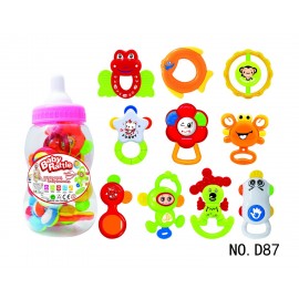 Educational Children Baby Rattle and Teether Set Toys for Toddler Kids 