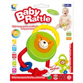 most popular products infant handbell music teether animal rattle toy 