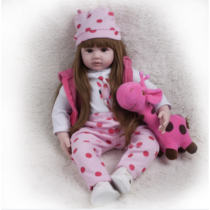 14 Inch Realistic Full Silicone Baby Doll Reborn Soft Silicon Toys Best Gifts Christmas Present 