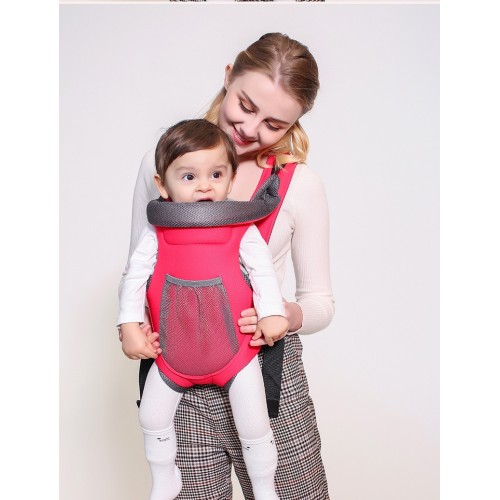 Soft Baby Carrier Convertible Travel Carrier with Adjustable Straps And Breathable Mesh For Newborns