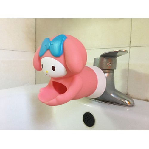 Pink Melody Thornton Baby Faucet Hand-washing Device Faucet Hose Extender to Bathroom Faucet