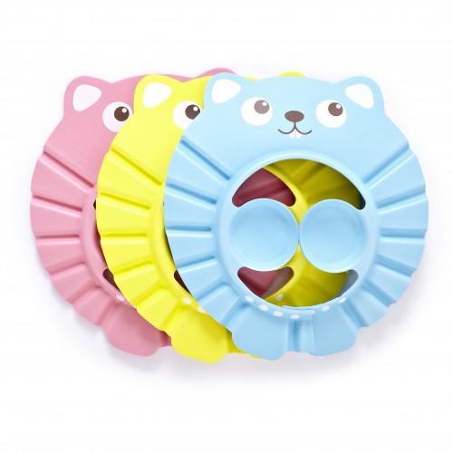 10 PCS Cute Baby Kids Adjustable Shampoo Bath Bathing Shower Hat Wash Hair Shield