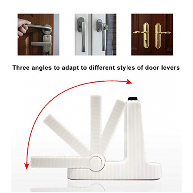 2 Pcs/box New Child Safety Proof Entry Door Locks Ever Handle Kids Baby Proofing Lock door lever lock 